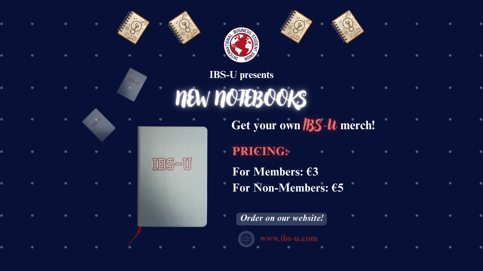 IBS-U Merchandise - Notebooks 